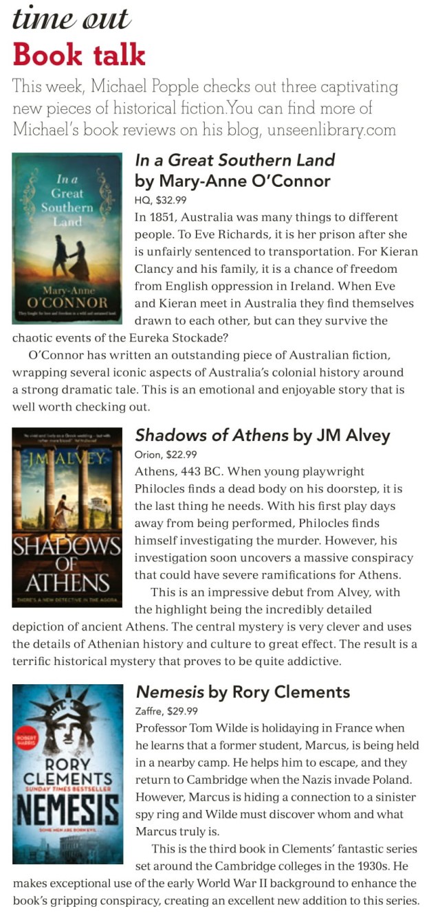 Canberra Weekly Column - 11 April 2019 - Historical Fiction-1 Cropped.jpg