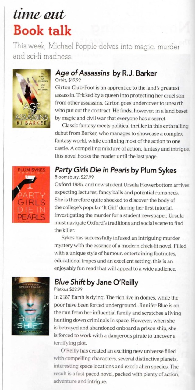 Three Genre Column - Canberra Weekly 31 August 2017-1 (cropped)