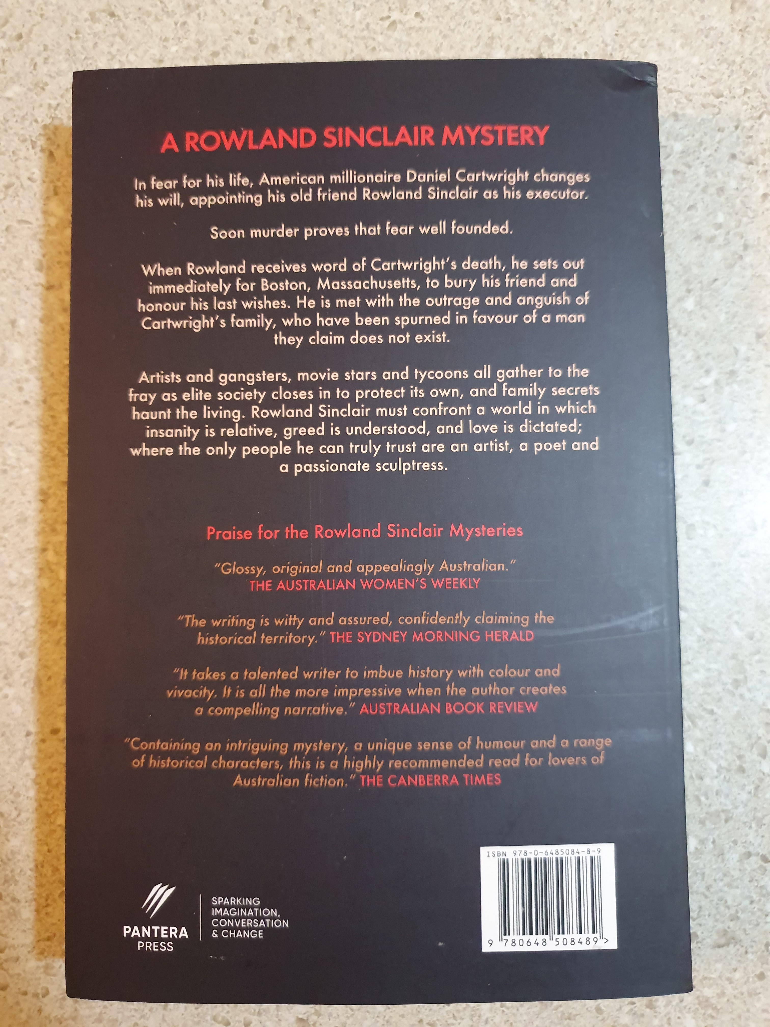 A Testament of Character Back Cover