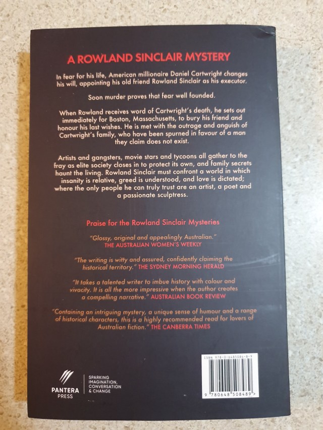 A Testament of Character Back Cover