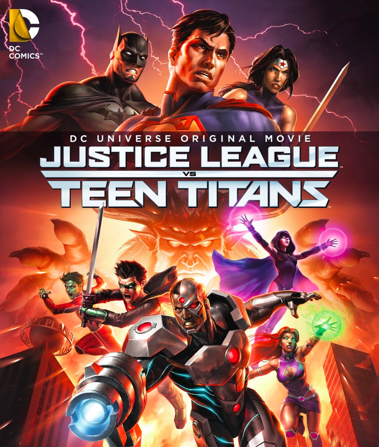 Justice League vs Teen Titans Poster