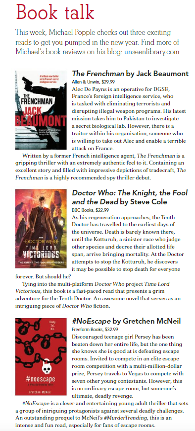 Canberra Weekly Column - Best of Three - 14 January 2021