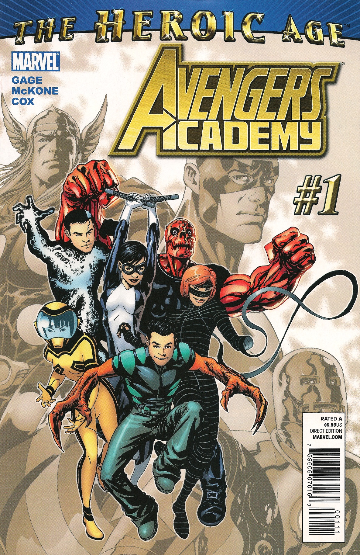Avengers Academy 1 Cover
