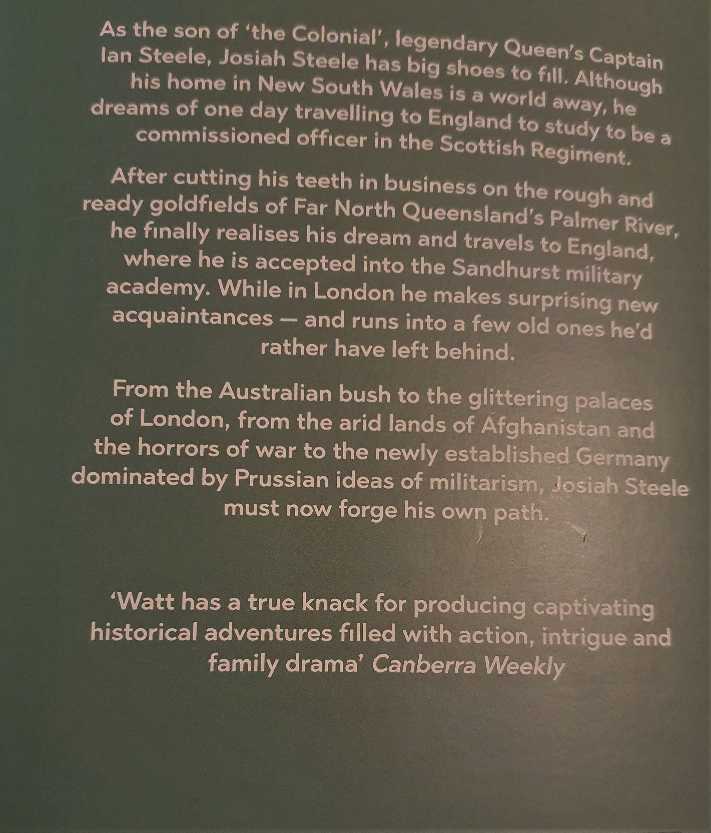 The Colonial's Son Back