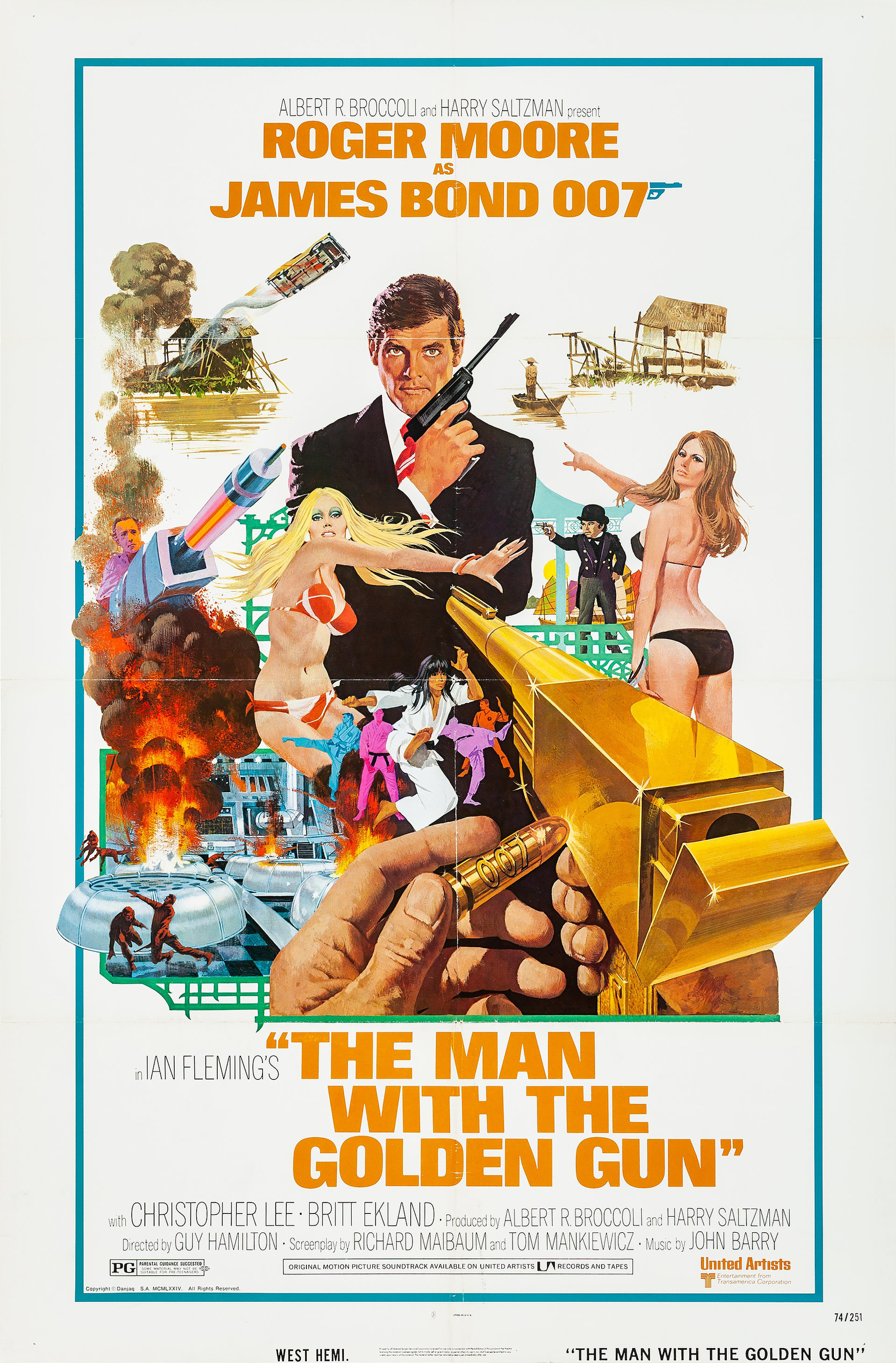 The Man With the Golden Gun Poster