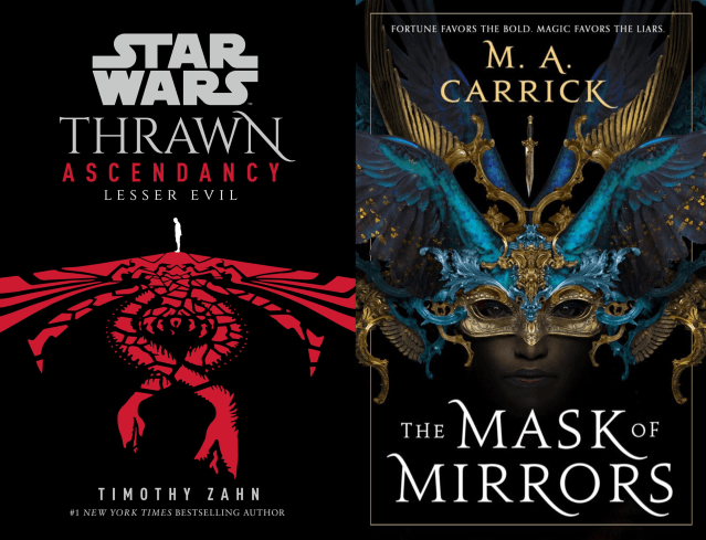 Lesser Evil and The Mask of Mirrors Covers