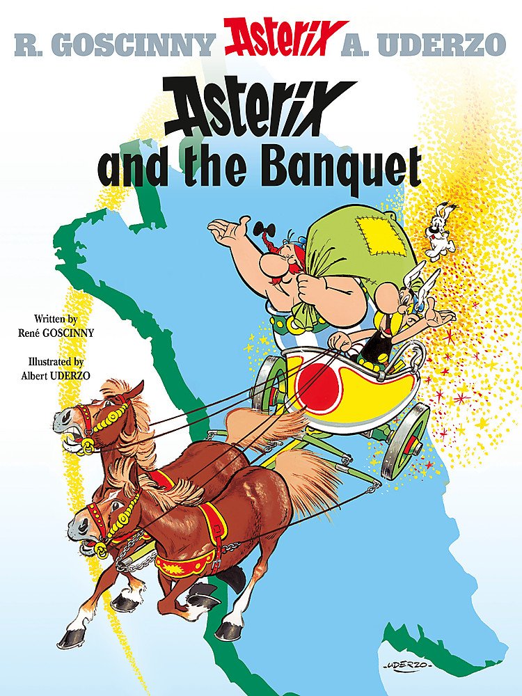 Asterix and the Banquet Cover